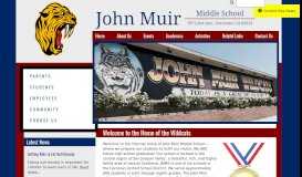 
							         John Muir Middle School - Corcoran Unified								  
							    