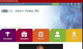 
							         John Parker | Orthopedic Doctors | Syracuse Orthopedic Specialists								  
							    