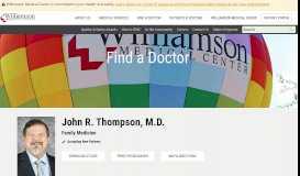 
							         John R. Thompson - Williamson Medical Center								  
							    