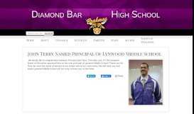 
							         John Terry Named Principal Of Lynwood Middle School								  
							    