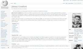 
							         Johnny Crawford - Wikipedia								  
							    