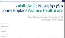 
							         Johns Hopkins Aramco Healthcare: Homepage								  
							    