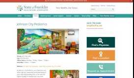 
							         Johnson City Pediatrics - State of Franklin Healthcare Associates								  
							    