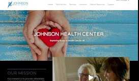 
							         Johnson Health Center: Home								  
							    