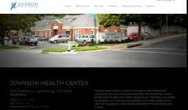 
							         Johnson Health Center - Johnson Health Center								  
							    