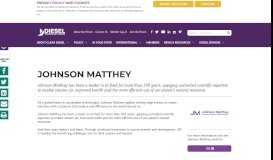 
							         Johnson Matthey | Diesel Technology Forum								  
							    