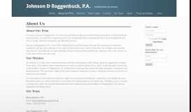 
							         Johnson & Roggenbuck, P.A.: A professional tax and ...								  
							    