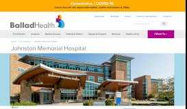
							         Johnston Memorial Hospital in Abingdon, Virginia | Ballad Health								  
							    