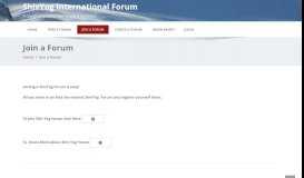 
							         Join a Forum – ShivYog International Forum								  
							    