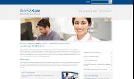 
							         Join Access2Care Network | New Vendor Application | Access2Care								  
							    