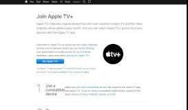 
							         Join Apple TV+ - Apple Support								  
							    