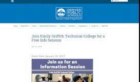 
							         Join Emily Griffith Technical College for a Free Info Session | Denver ...								  
							    