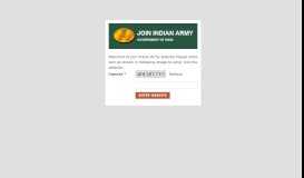 
							         Join Indian Army.								  
							    
