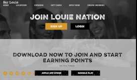 
							         Join Louie Nation - Bar Louie								  
							    