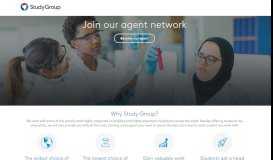 
							         Join our agent network - Study Group								  
							    