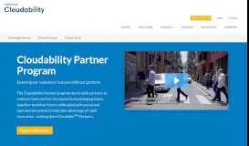 
							         Join our Business Partner Program - Cloudability								  
							    