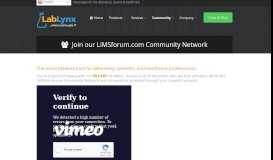 
							         Join our sciCloud.net® Community Network - LabLynx								  
							    