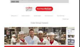 
							         Join our team and build a great career at Coles | Coles Careers Home								  
							    