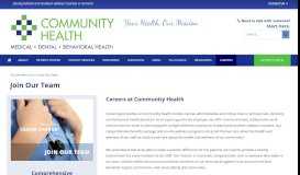 
							         Join Our Team - Community Health Centers of the Rutland Region								  
							    
