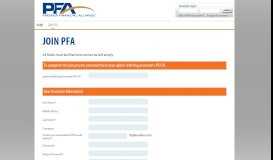 
							         Join PFA - PREMIER FINANCIAL ALLIANCE								  
							    