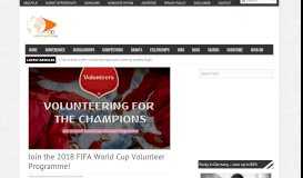 
							         Join the 2018 FIFA World Cup Volunteer Programme! | Opportunity Desk								  
							    