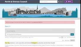 
							         Join the conversation - Perth & Kinross Council - Search								  
							    