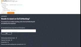 
							         Join the Meeting | GoToMeeting								  
							    