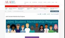 
							         Joint Student Membership Program | About ALA								  
							    
