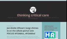
							         Jon-Emile (@heart_lung) chimes in on the whole portal vein POCUS ...								  
							    