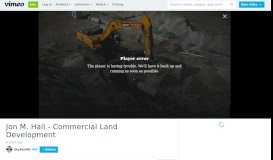 
							         Jon M. Hall - Commercial Land Development on Vimeo								  
							    