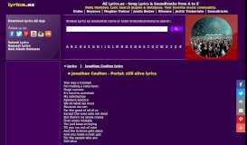 
							         Jonathan Coulton - Portal: still alive lyrics - AZ Lyrics.az								  
							    