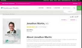 
							         Jonathan Martin MD - Southcoast Health								  
							    