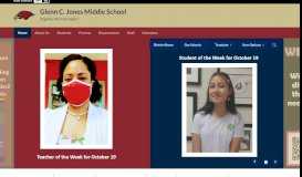 
							         Jones MS / Homepage								  
							    