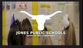 
							         JONES PUBLIC SCHOOLS								  
							    