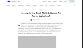 
							         Joomla: Best CMS Software for Portal Websites - Cloudways								  
							    