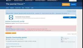 
							         joomla Community portal - Joomla! Forum - community, help and support								  
							    