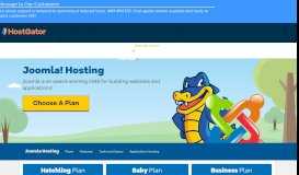 
							         Joomla! Hosting Services - Web Hosting Plans | HostGator								  
							    