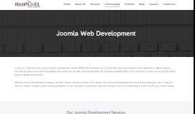 
							         Joomla Web Development Services - Hire Joomla Developers								  
							    