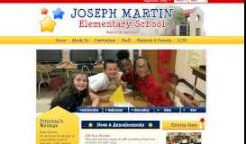 
							         Joseph Martin Elementary School								  
							    