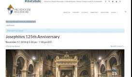 
							         Josephites 125th Anniversary | Archdiocese of Baltimore								  
							    