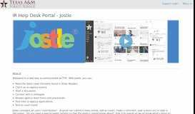 
							         Jostle - IR Help Desk Portal								  
							    