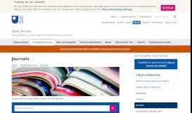 
							         Journals | Library Services | Open University								  
							    