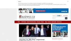 
							         Journey to 'We Day' organized with Salesforce | IT Business								  
							    