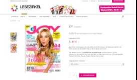 
							         Joy - Frauen - Zeitschriften online bestellen - Lesezirkel Portal								  
							    