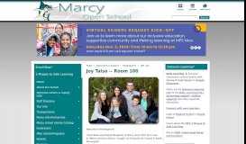 
							         Joy Talso -- Room 100 - Marcy Open School								  
							    