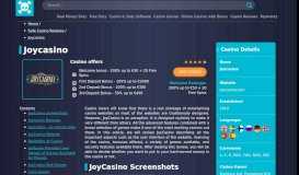 
							         Joycasino Review. Joycasino Login and Get Your FREE Bonus								  
							    