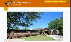 
							         J.P. Thomas Elementary / Homepage								  
							    