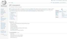 
							         JPC (emulator) - Wikipedia								  
							    