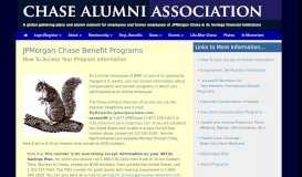 
							         JPMorgan Chase Benefit Programs - Chase Alumni Association								  
							    