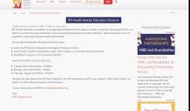 
							         JPS Health Vendor Education Sessions | Women's Business Council ...								  
							    